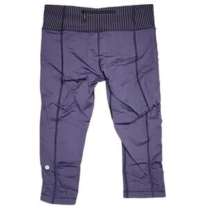 Lululemon Cropped Leggings‎ Purple size 8
